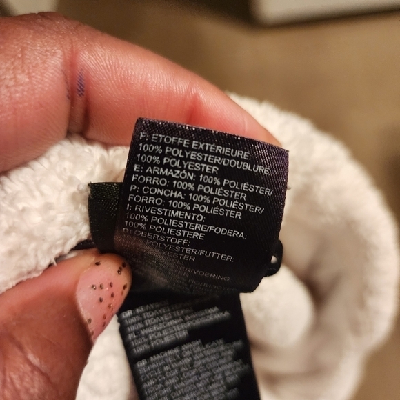 The North Face White/Off White Full Zip Fleece Jacket Womens Size M - Picture 14 of 14